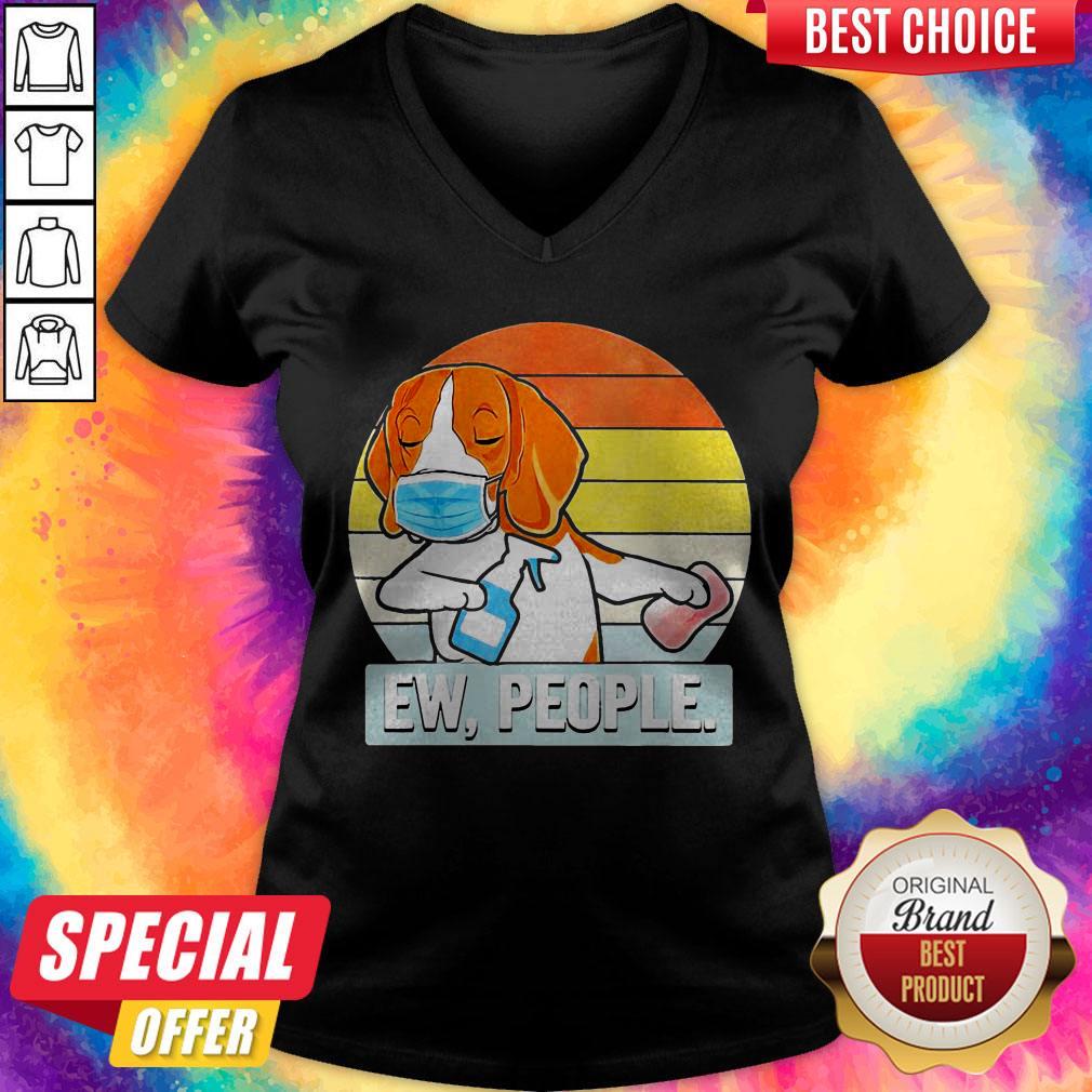 Beagle Face Mask And Soap Ew People Vintage Shirt