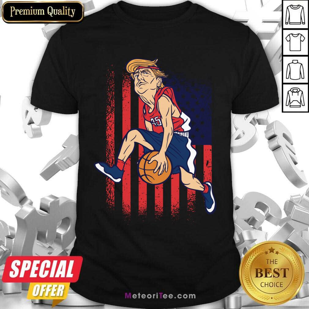 Donald Trump Playing Basketball 7 Shirt