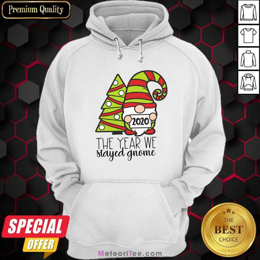 Funny 2020 The Year We Stayed Gnome Tree Christmas Shirt