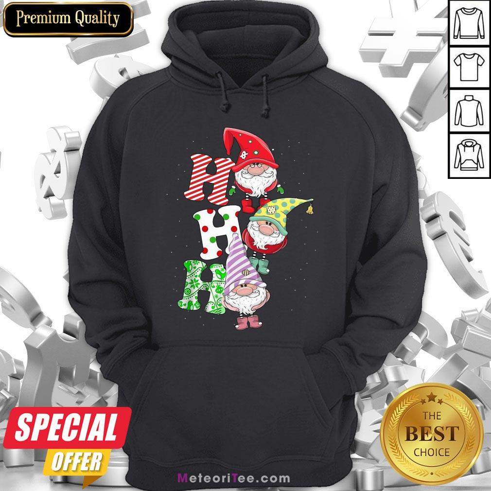 Funny Gnomes Ho Ho Ho Merry Christmas Shirt