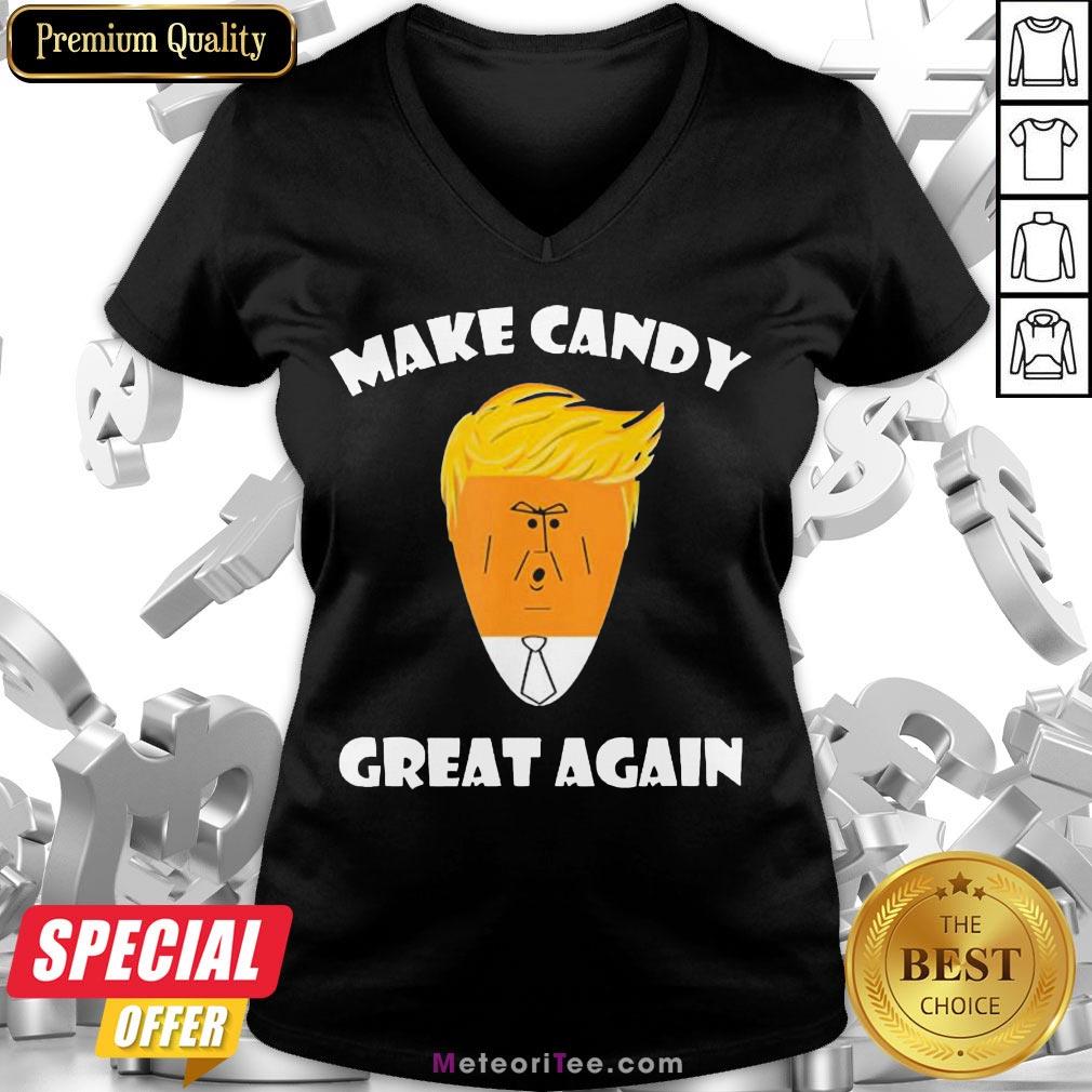 Funny President Trump 2020 Halloween Make Candy Corn Great Again Shirt