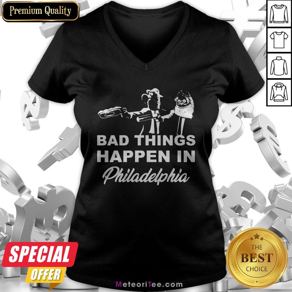 Gritty Bad Things Happen In Philadelphia Shirt