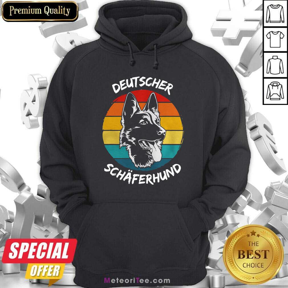 Hot Vintage Deutscher Schäferhund Dog Funny Shirt