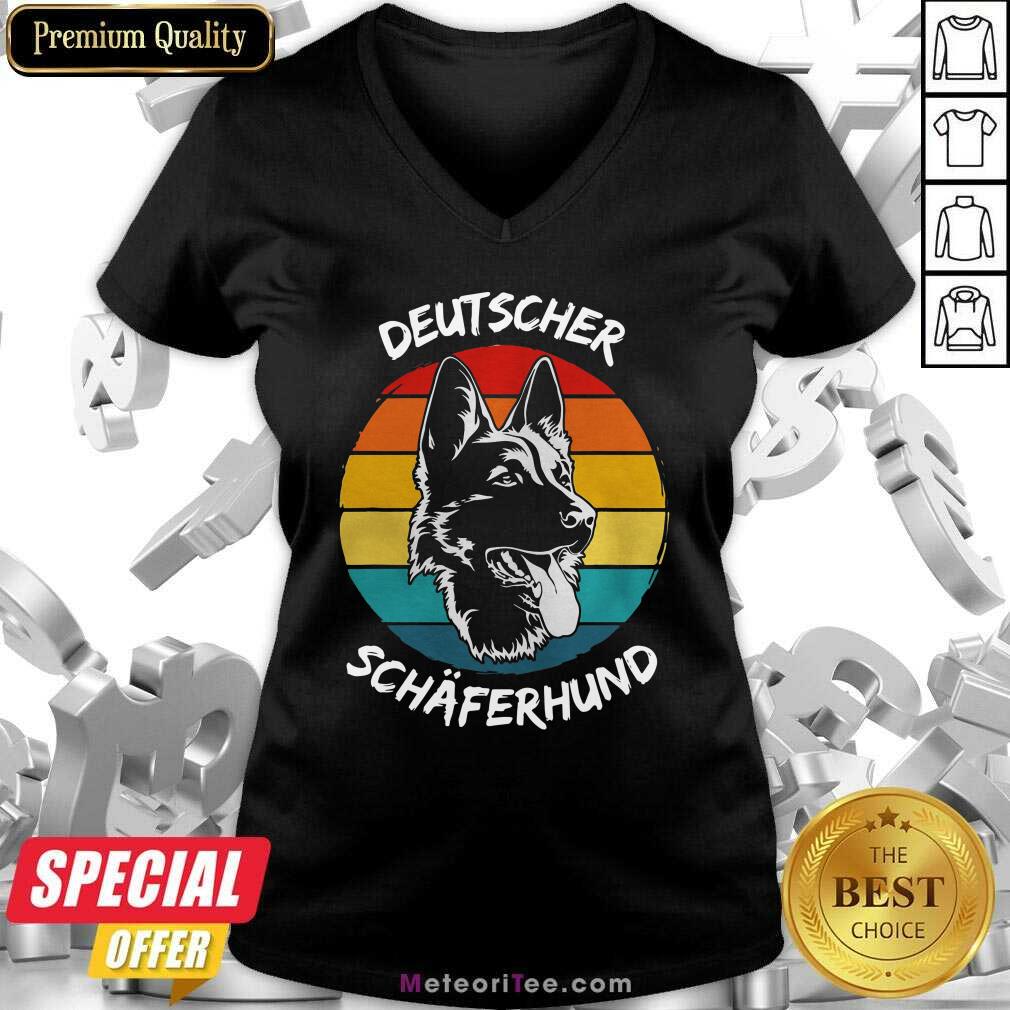 Hot Vintage Deutscher Schäferhund Dog Funny Shirt