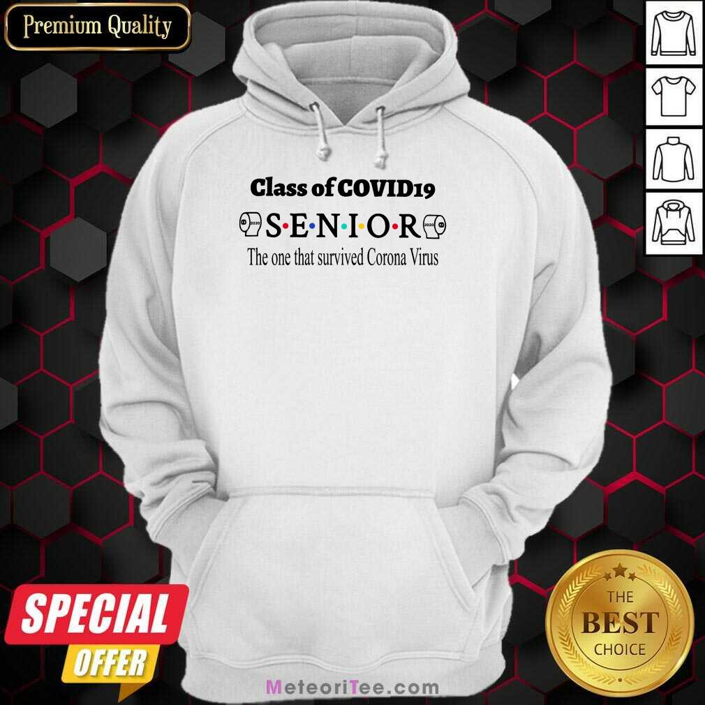 Official Class Of Covid 19 Senior The One That Survived Coronavirus Shirt