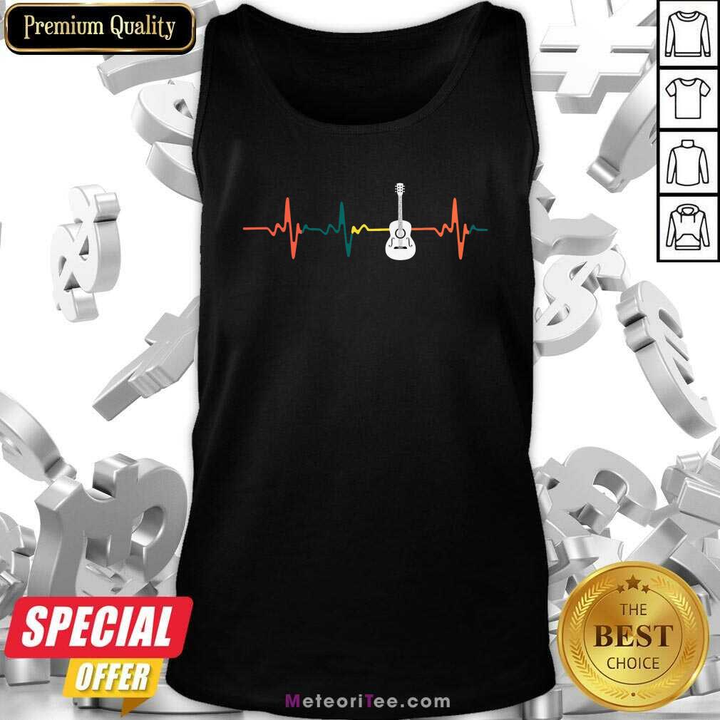 Original Vintage Guitar Heartbeat Shirt