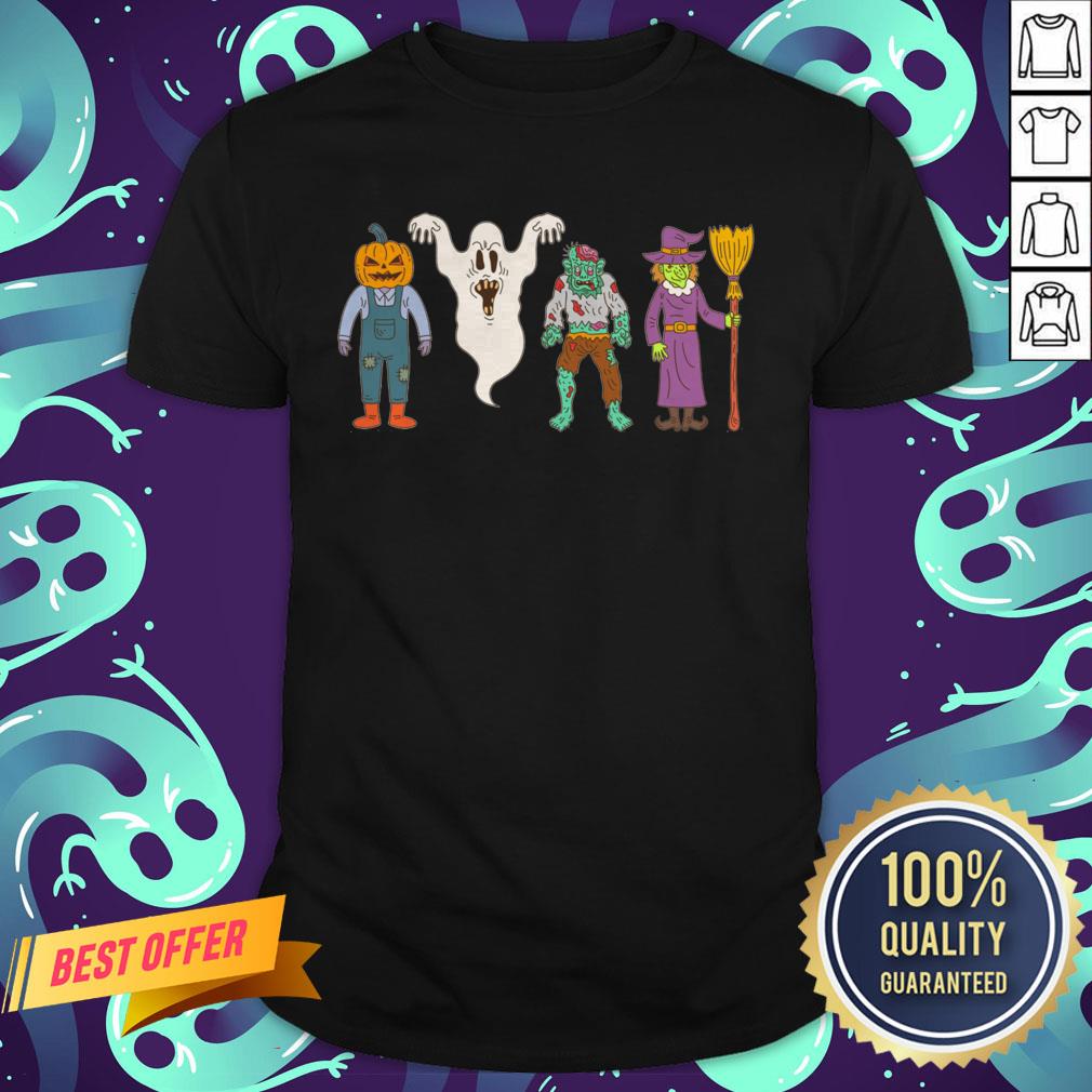 Party Friends Character Happy Halloween Shirt