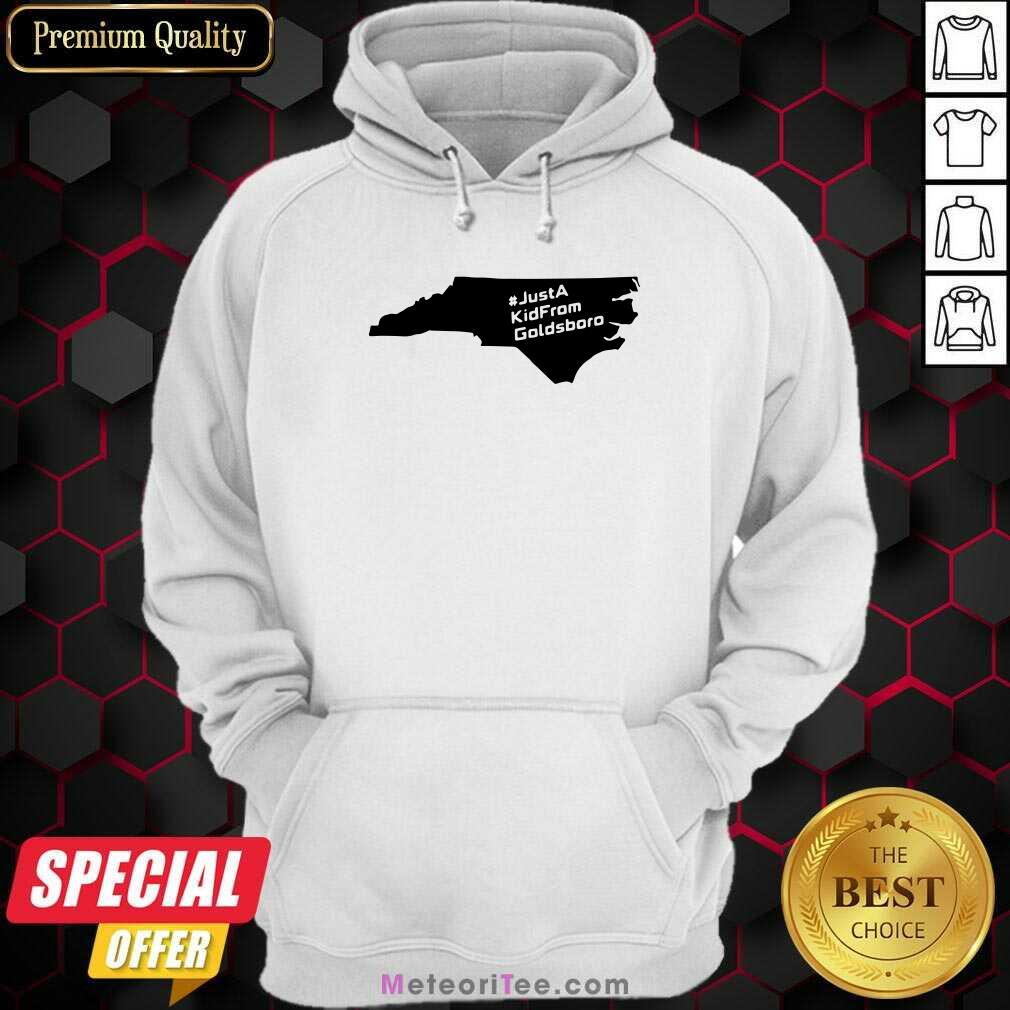 Premium Just A Kid From Goldsboro Nc Map Shirt