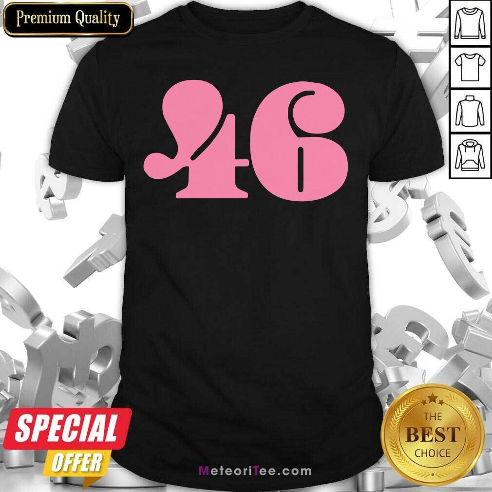 President 46 Number Pink Trump Biden Election Shirt