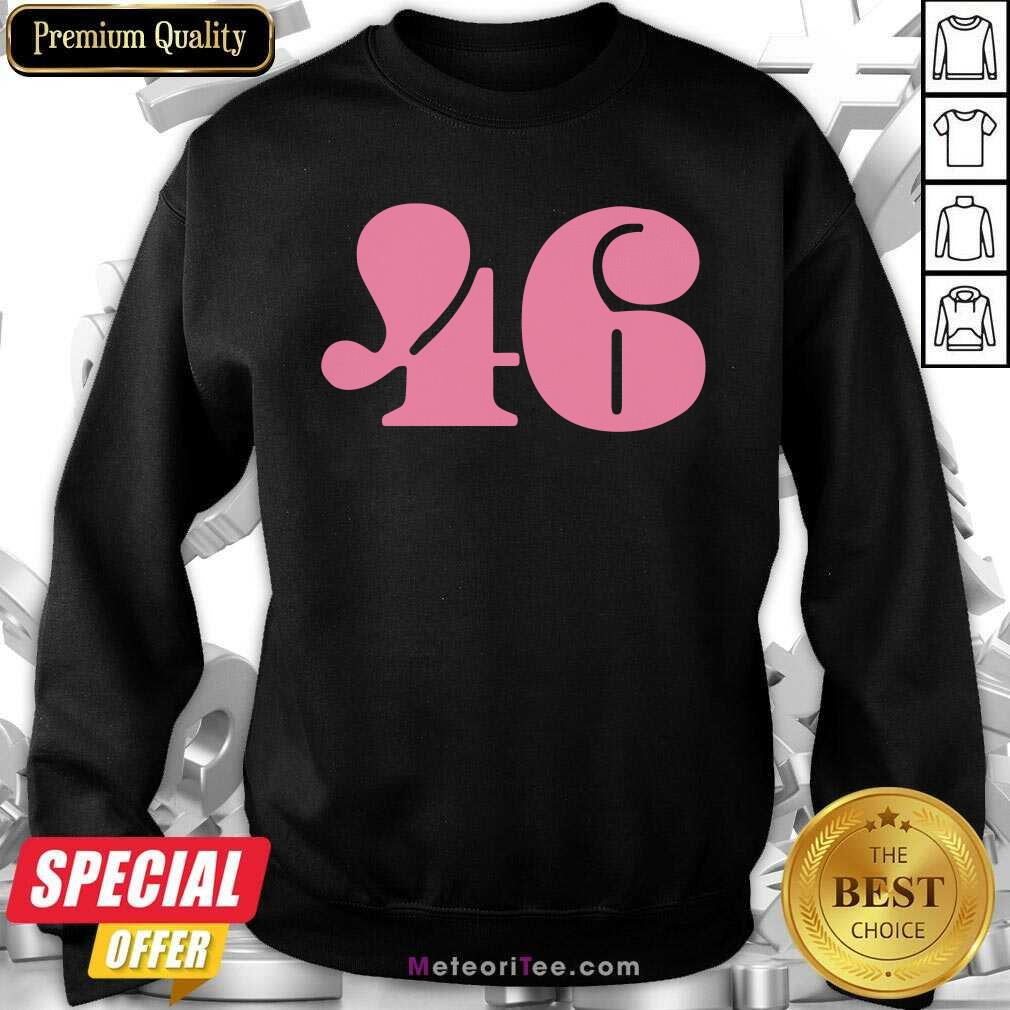 President 46 Number Pink Trump Biden Election Shirt