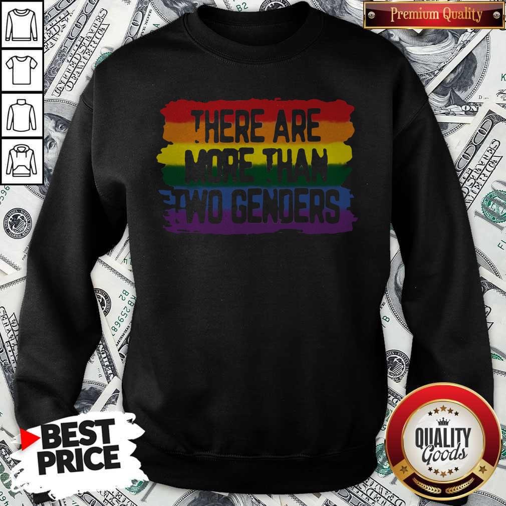 Pretty LGBT There Are More Than Two Genders Shirt