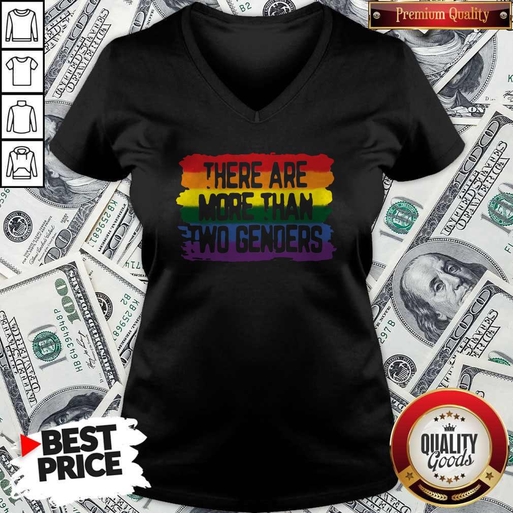 Pretty LGBT There Are More Than Two Genders Shirt