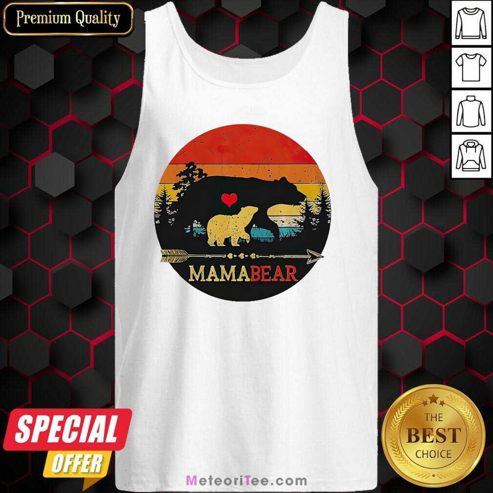 Pretty Mama Bear Vintage Sunset Shirt