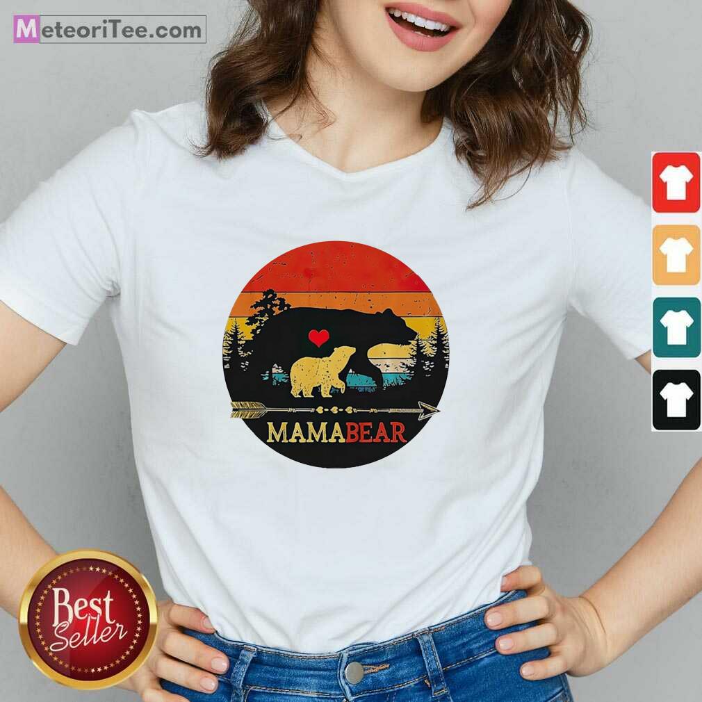 Pretty Mama Bear Vintage Sunset Shirt