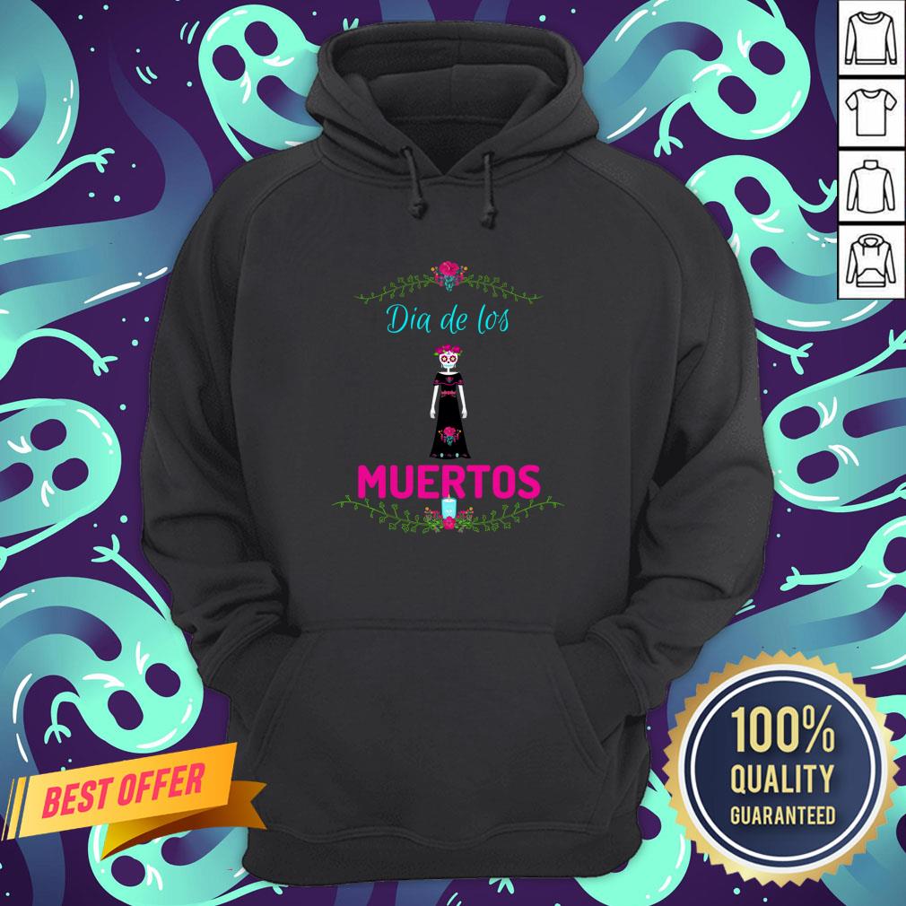 Skull Girl Dia De Los Muertos Day Of The Dead Shirt