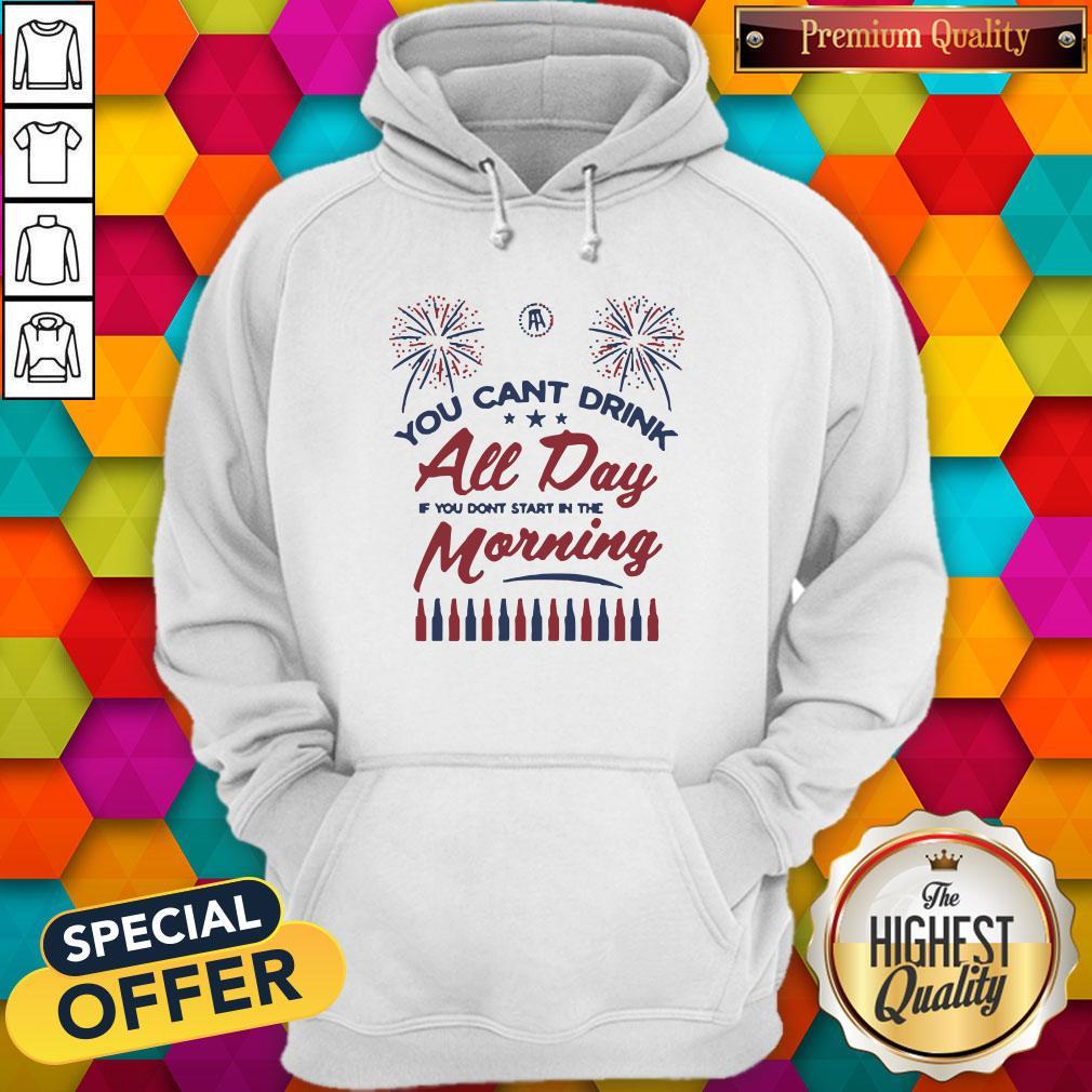 Special Can’t Drink All Day Morning USA Shirt