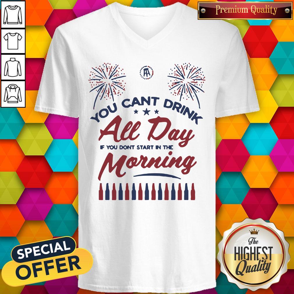 Special Can’t Drink All Day Morning USA Shirt