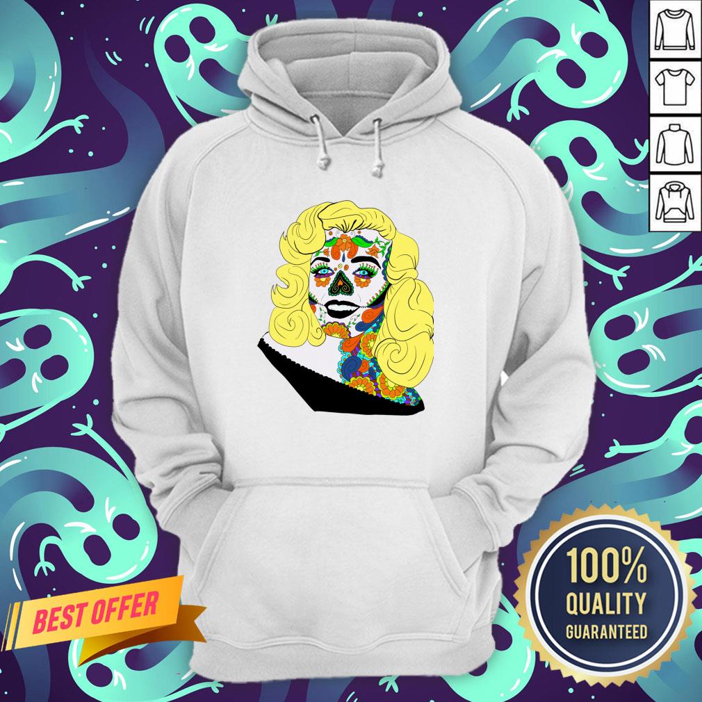 Sugar Skull Girl Movie Star Dia De Muertos Day Of The Dead Shirt
