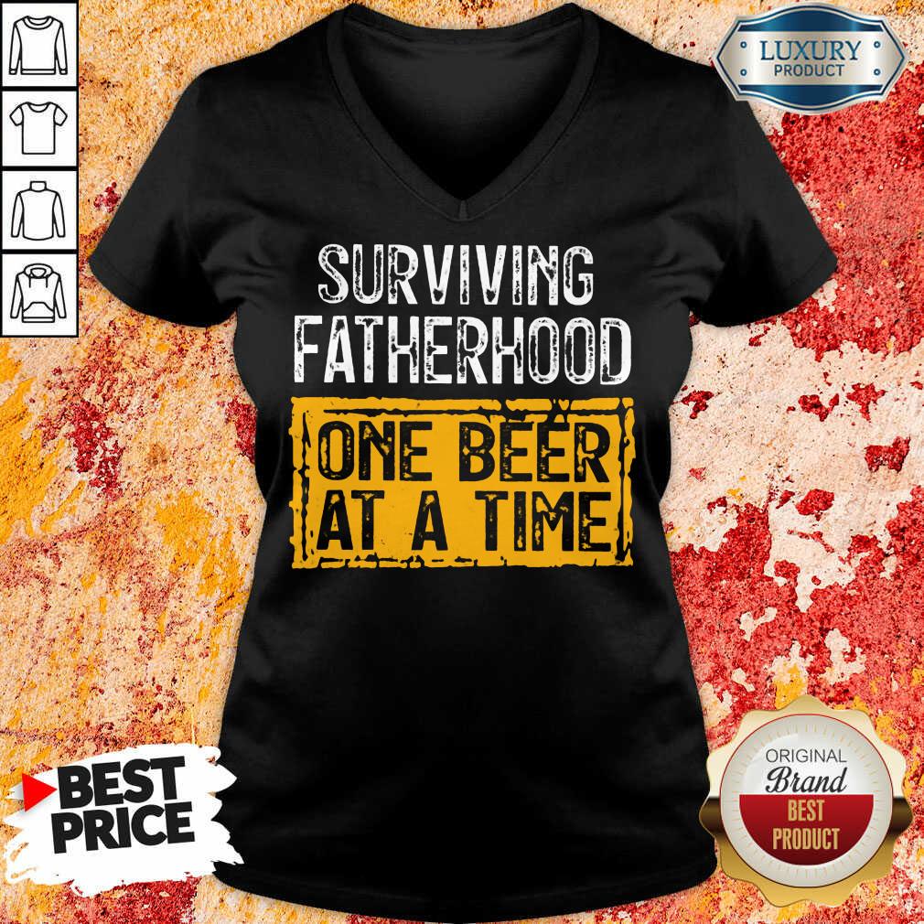 Surviving Fatherhood On Beer At A Time Shirt