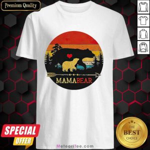 Pretty Mama Bear Vintage Sunset Shirt
