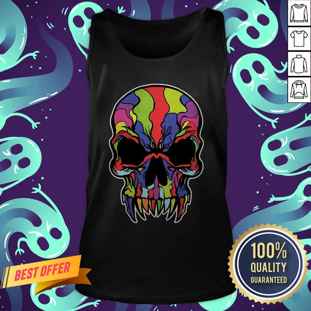The Bad And The Good In One Color Skull Will Rock Your Life Day Dead Shirt