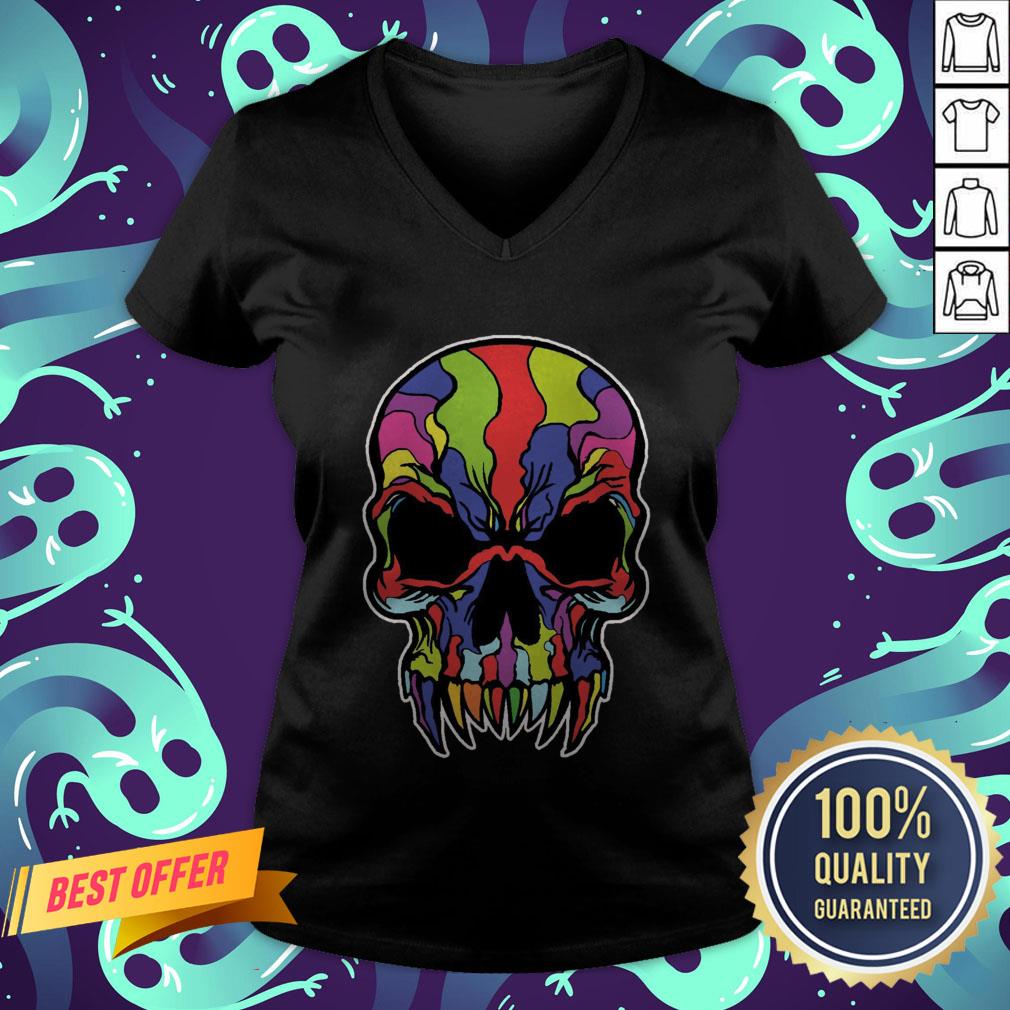 The Bad And The Good In One Color Skull Will Rock Your Life Day Dead Shirt
