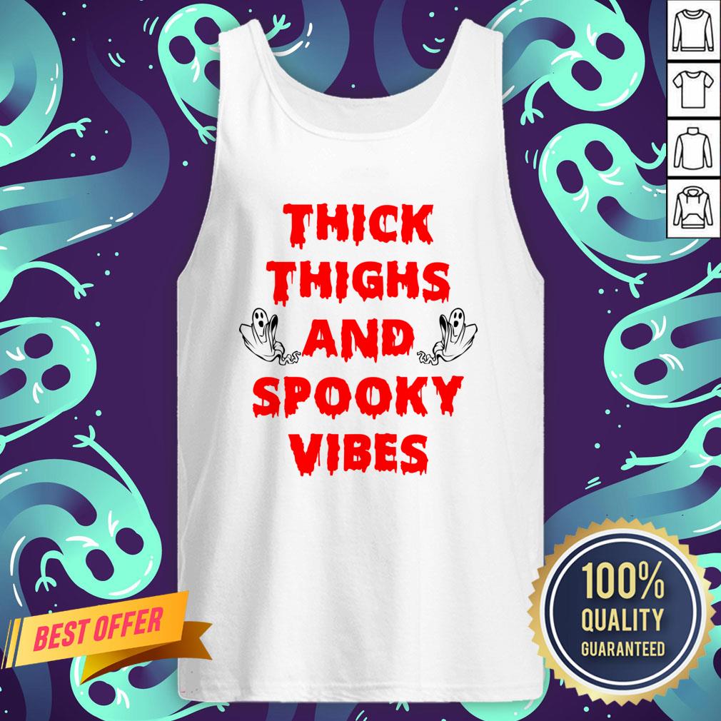 Thick Thighs And Spooky Vibes 2020 Halloween Shirt