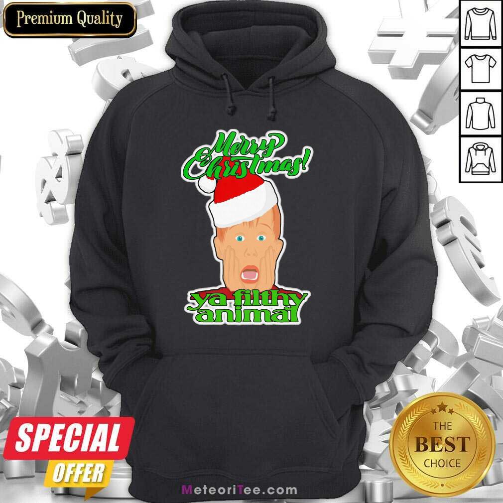 Top Home Alone Movie Santa Merry Christmas Ya Filthy Animal Shirt