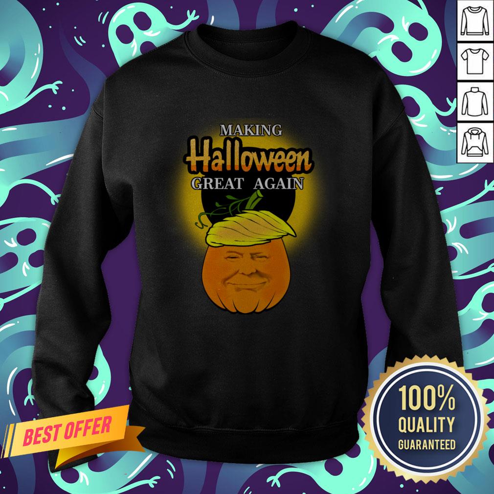 Trump 2020 Trumpkin Making Halloween Great Again Pumpkin Shirt