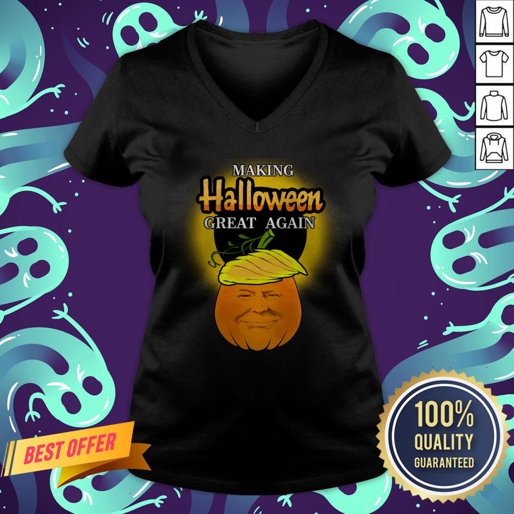 Trump 2020 Trumpkin Making Halloween Great Again Pumpkin Shirt