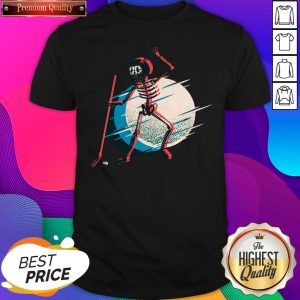 Official Skeleton Hockey Halloween Day Shirt