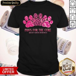 Perfect Paws For The Cure Breast Cancer Awareness Shirt
