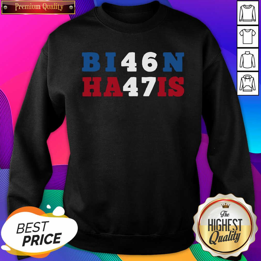 Funny Biden 46 Harris 47 46th President Election 2020 Shirt