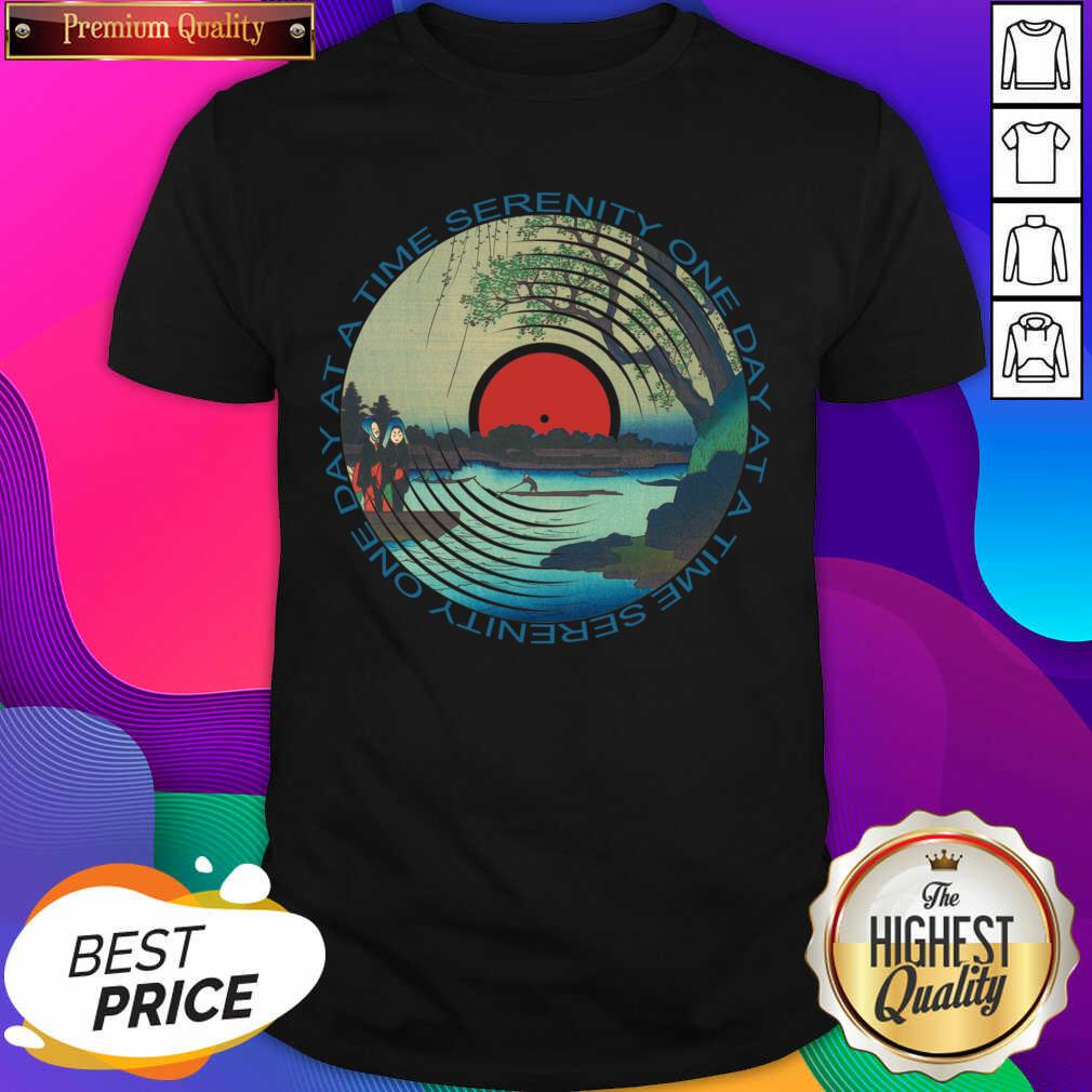 Good Sobriety Serenity One Day at A Time AA Sober Shirt