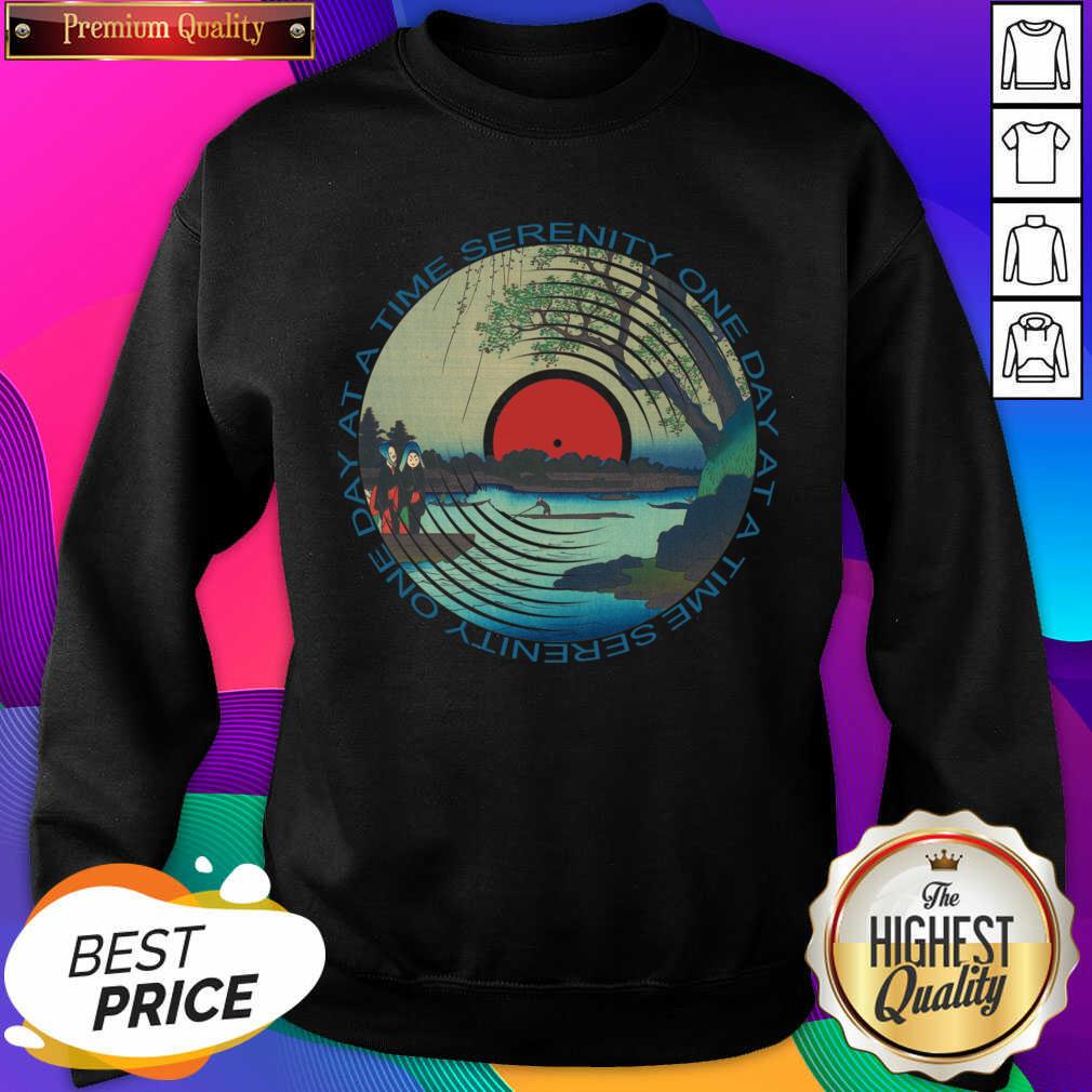 Good Sobriety Serenity One Day at A Time AA Sober Shirt