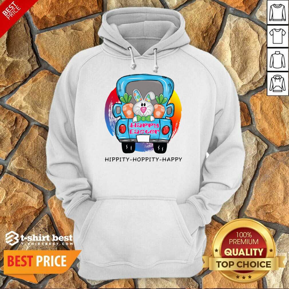 Happy Easter Bunny Hunting Eggs On Classic Truck Shirt