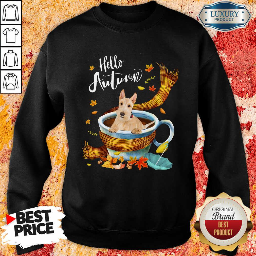 Hello Autumn Wheaten Scottish Terrier Shirt