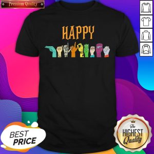 Happy Halloween Hand Sign Shirt