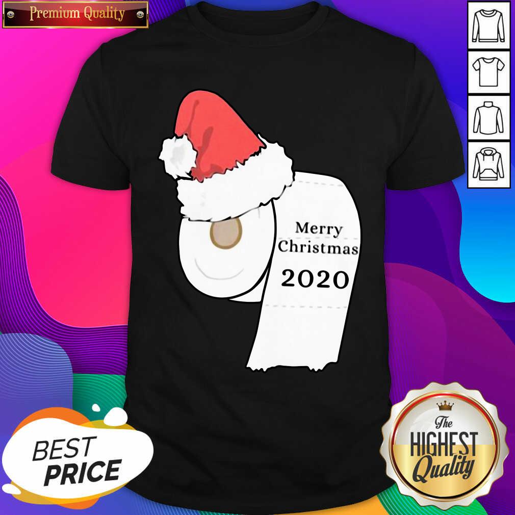 Hot Santa Hat Toilet Paper Merry Christmas 2020 Shirt