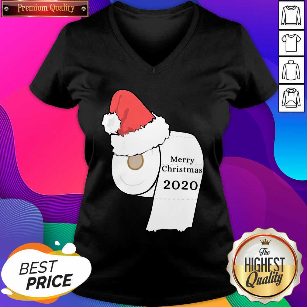 Hot Santa Hat Toilet Paper Merry Christmas 2020 Shirt