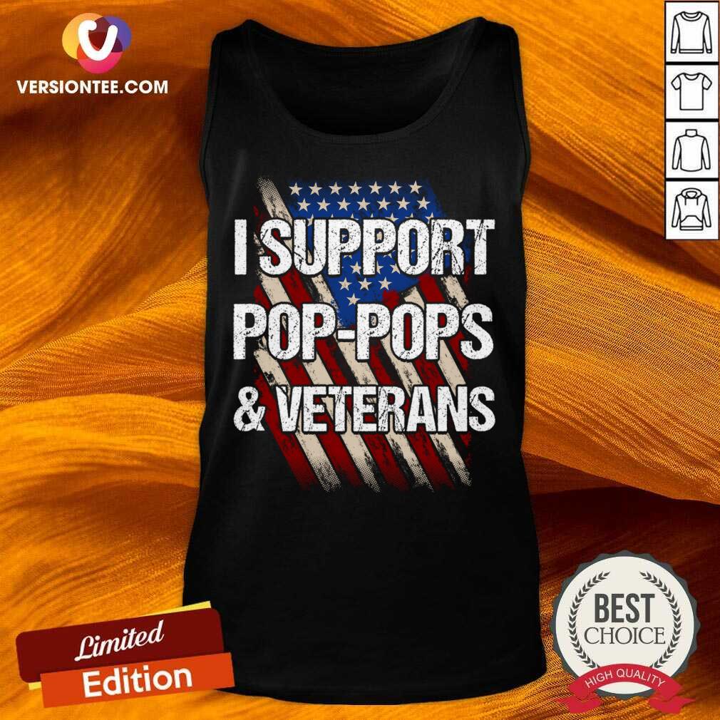 I Support Pop-pops And Veterans Shirt