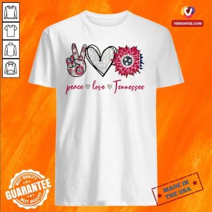 Awesome Peace Love Tennessee Shirt