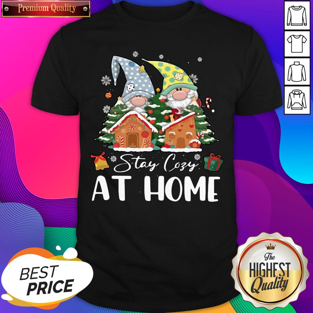 Merry Christmas Gnomies Stay Cosy At Home Shirt
