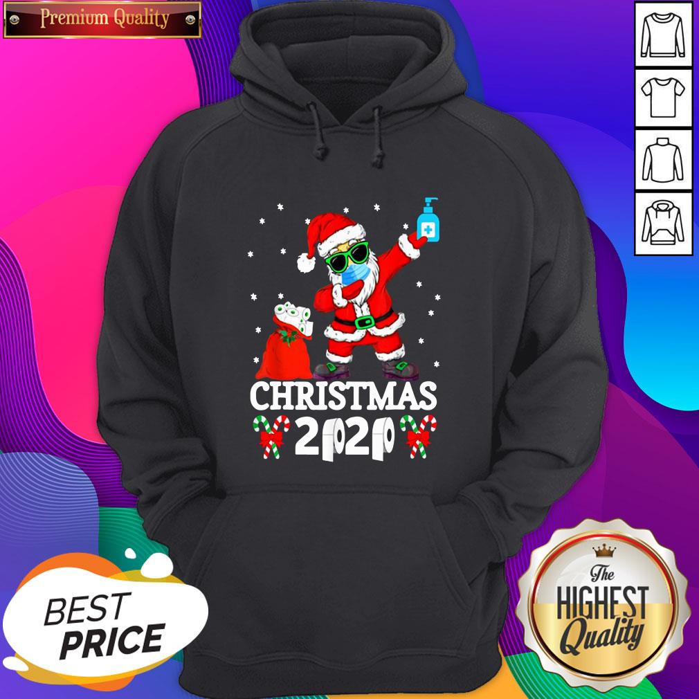 Merry Christmas Quarantine 2020 Pajamas Family Xmas Dabbing Shirt