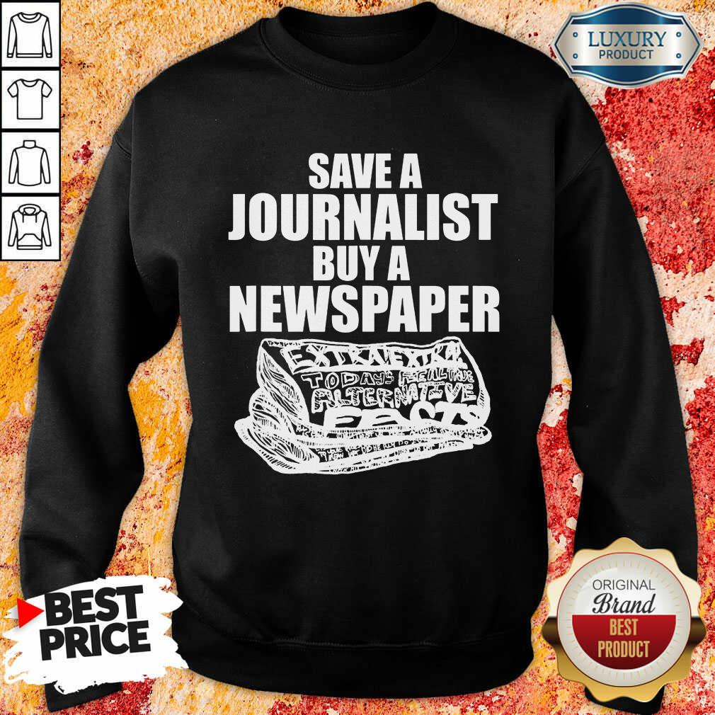 Newspaper Save Journalist Buy A Newspaper Shirt