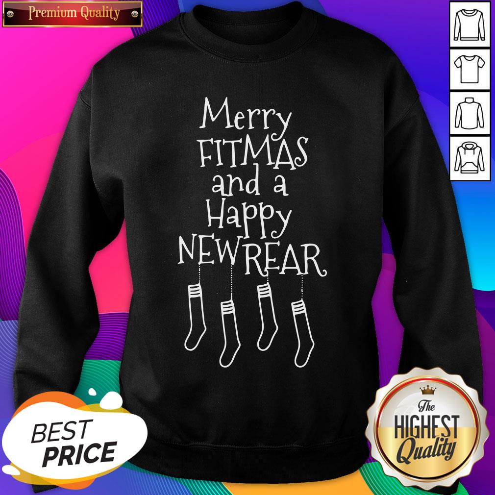 Nice Merry Fitmas And A Happy Newrear Shirt