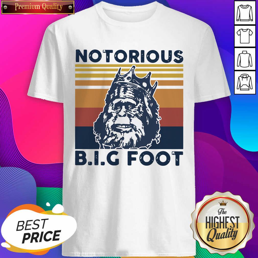 Nice Notorious Bigfoot King Vintage Shirt