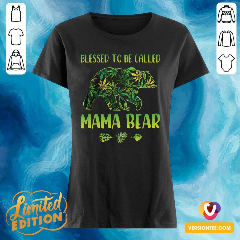 Official Cannabis Blessed To Be Called Mama Bear Shirt