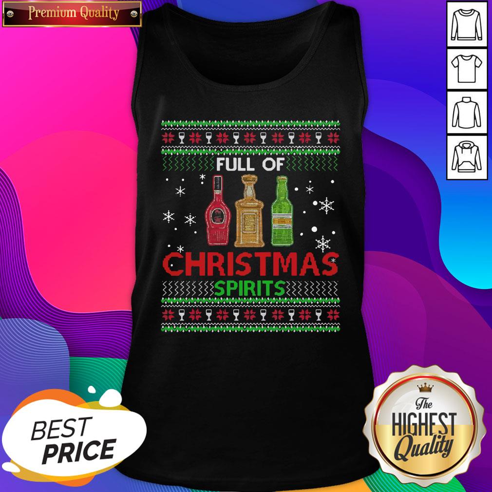 Official Full Of Christmas Spirits Shirt