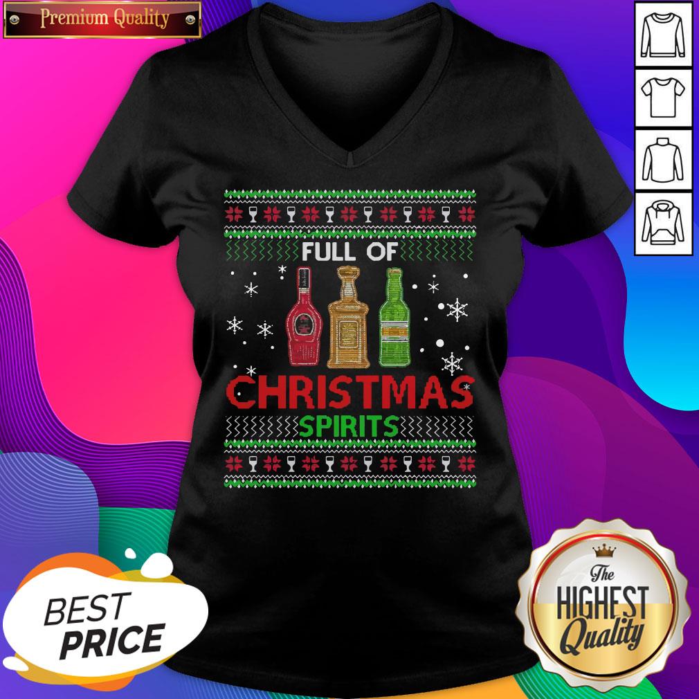 Official Full Of Christmas Spirits Shirt